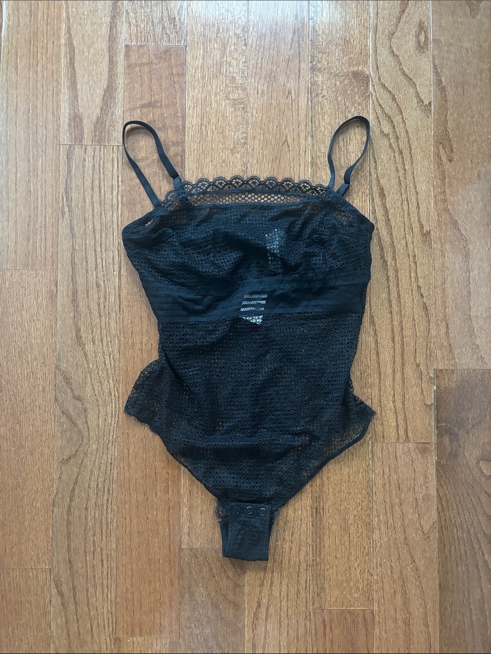 NWT Intimissimi black lace sheer bodysuit 34B